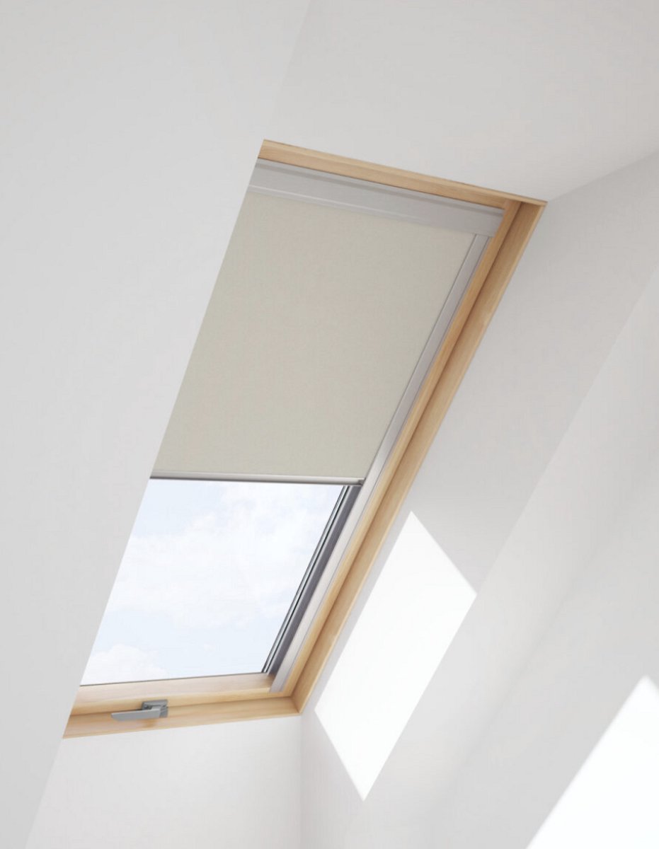 Contrio Verduisterend Rolgordijn voor VELUX Dakramen, P10, 410, 3, *Beige*