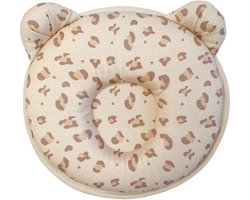 Candide - Baby kussen - plat hoofd - Petit Panda – Leopard Print