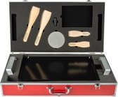 Bol.com Plaat van Aad - Deluxe Grillplaat - 46x30cm - PFAS vrij Keramisch - met Opbergkist - extra dikke plaat - extra lang snoer aanbieding