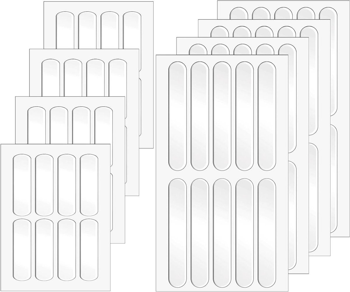 72 stuks elastische buffers transparante zelfklevende siliconen beschermbuffers voor deur laden kasten.