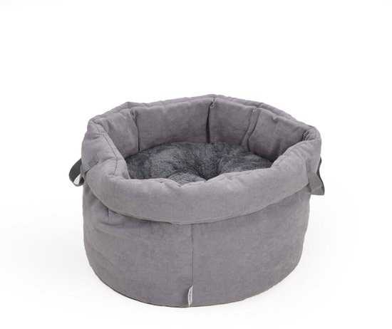 Luxe Fairtrade Hondenmand in Grijs