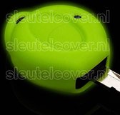 Autosleutel Hoesje geschikt voor Peugeot - SleutelCover - Silicone Autosleutel Cover - Sleutelhoesje Glow in the dark / Lichtgevend