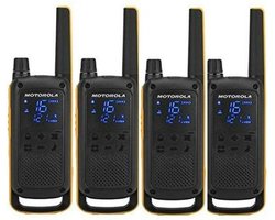 Motorola TLKR-T82 Extreme - Quad Pack - Zwart