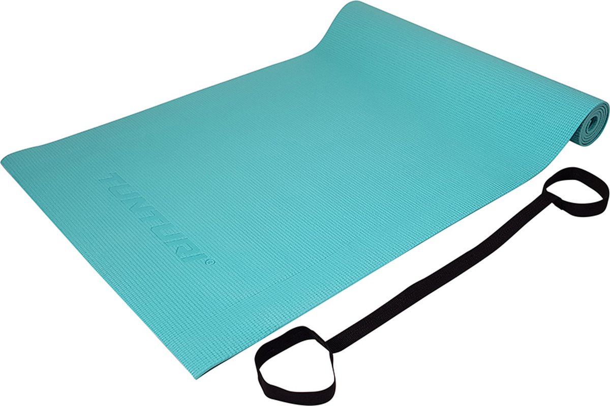 Tunturi PVC Yogamat - Fitnessmat 4mm dik - Turquoise thumbnail 6