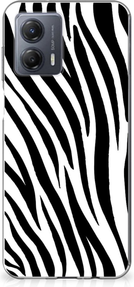 Motorola Moto G53 TPU Hoesje Zebra