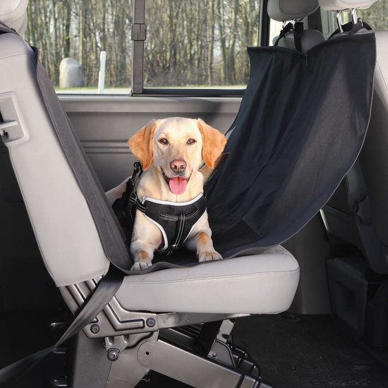 TRIXIE Housse de protection voiture pour chien siège arrière 150x135 cm  noir 1348 | bol