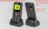 Senioren - Mobiele Telefoon met Oplaadstation - GSM - Big Button - Grote Toetsen - 2G Netwerk - Simlockvrij