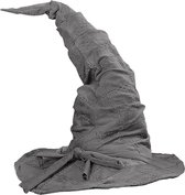 Widmann - Tovenaar & Tovenares & Waarzegster Kostuum - Hoed Tovenaar Catweazle Grijs - Grijs - Halloween - Verkleedkleding