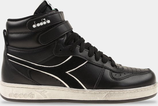 DIADORA Magic Basket Mid Icona Leather Zwart Dames