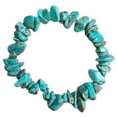 Fako Bijoux® - Armband - Little Stones - Natuursteen - Turquoise