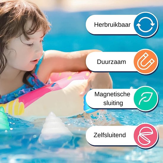 4 stuks Grote waterblaasbal, transparante springballon, opblaasbare waterballonnen, magische blaasbal luchtballonnen, tuin- en strandbal, zachte gombal, feestballon voor buiten (Grote maat