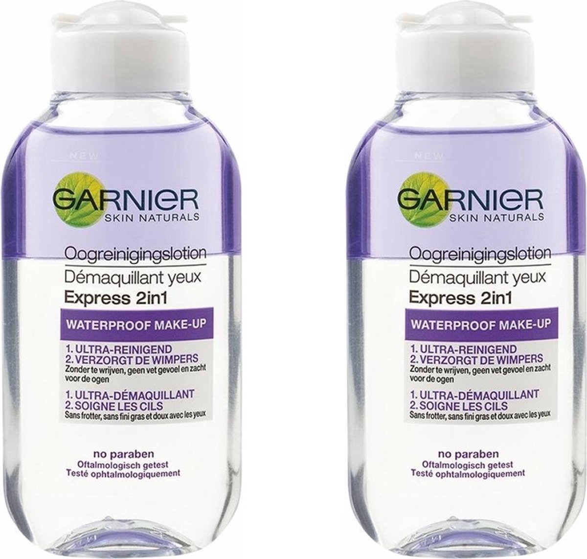 Goedkoopste Garnier SkinActive 2in1 Oogmake Remover - 2 x 125 ml