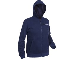 Verwarmde Hoodie - Heren | Verwarmd Vest | Dual Heating | Navy Blue | Incl. twee powerbanks | L