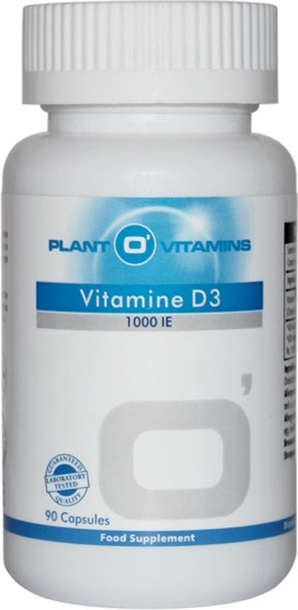 Goedkoopste Vitamine D3 1000 Ie Plantovitamins 90 Capsules