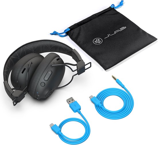 JLab Studio Pro ANC Draadloze Koptelefoon - Bluetooth - 45+ uur Speeltijd - Over Ear Hoofdtelefoon met Noise Cancelling