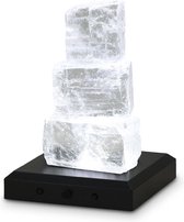 Selenite kristal "Mountain", White Line, 52101, Hoogte: ca 10 cm