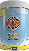 Aquaswan Epsom spazout - Citroen-Jasmijn - Verrijkt met vitamine C en E - Voor opblaasbare spa, whirlpool en hottub - Geurige Citrus en Bloeiende Bloemen: Geniet van een Verkwikkend Citroen-Jasmijn geur - Jacuzzi zout geuren - Spa geuren jacuzzi