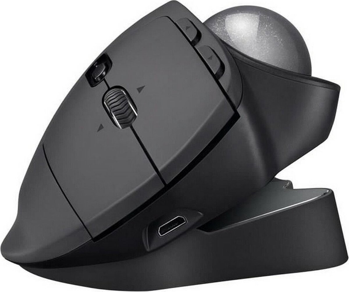 Logitech ERGO M575 for Business souris Droitier RF sans fil + Bluetooth  Trackball 2000 DPI sur