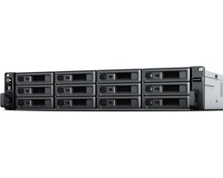 Synology RS2423+ - NAS-server - 12 bays - rack-uitvoering - RAM 8 GB - RAID 0, 1, 5, 6, 10, JBOD - Gigabit Ethernet - iSCSI ondersteuning - 2U