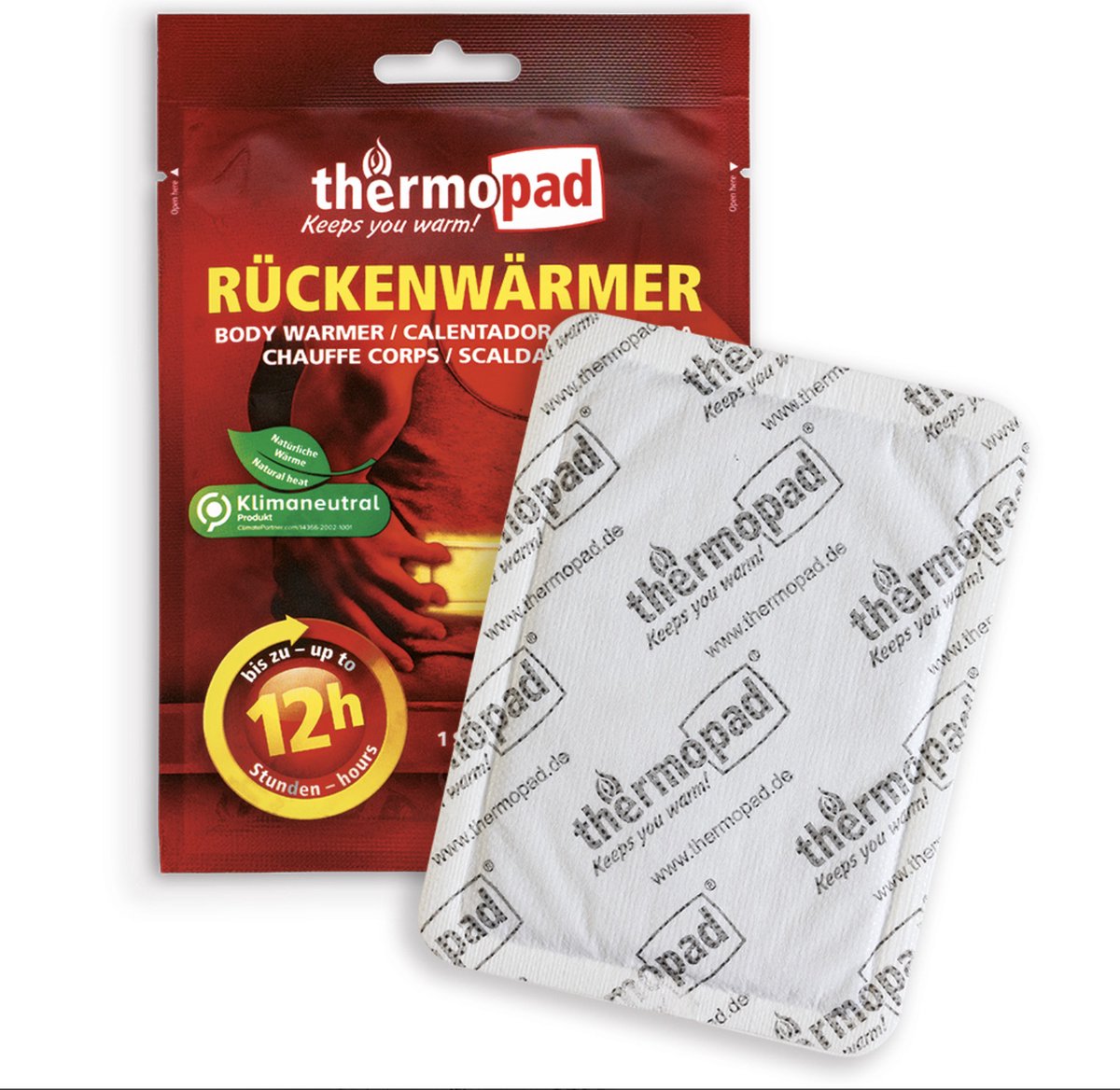 Goedkoopste Relags Thermopad bodywarmer - 12 uur body / rug verwarming - 1 stuks