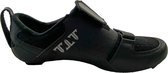 TriTiTan HAWK TR+ Triathlon Cycling Shoe - triatlon schoenen - fietsschoenen - race schoenen - Zwart - 42