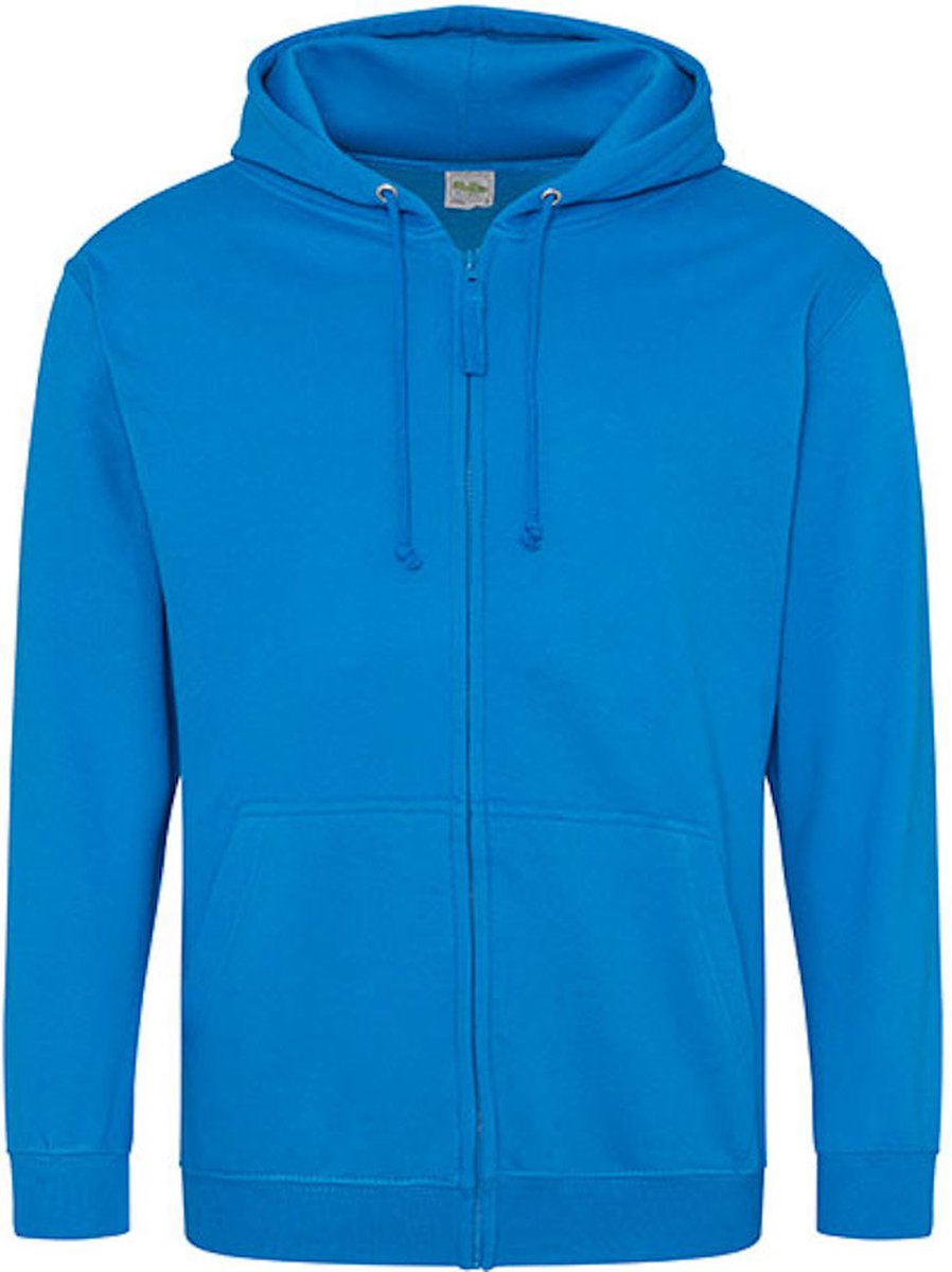 Vegan Hoodie met ritssluiting en capuchon Sapphire Blauw