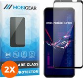 Mobigear Screenprotector geschikt voor ASUS ROG Phone 6 Pro Glazen | Mobigear Premium Screenprotector - Case Friendly - Zwart (2-Pack)