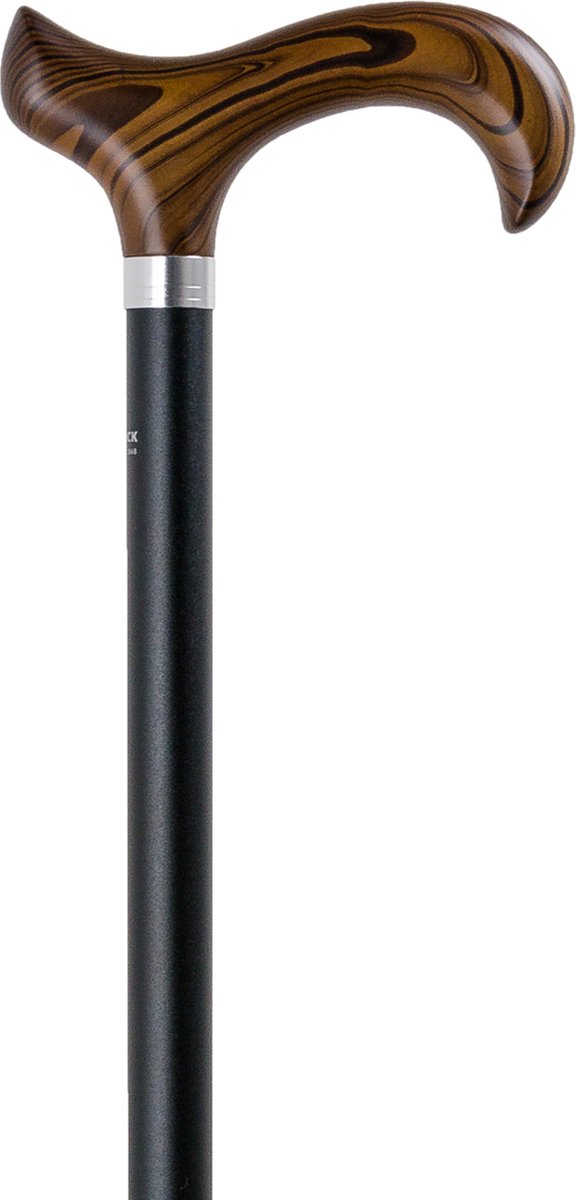 Gastrock Verstelbare wandelstok - Zwart - Verstelbaar - Lengte 75 - 100 cm - Aluminium - Derby handvat - Gewicht 345 gram - Lichtgewicht - Diameter wandelstok 18 mm - Wandelstokken - Heren en dames - Wandelstok verstelbaar - Uitschuifbare wandelstok