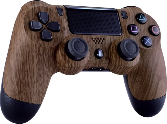 XQGaming PS4 DualShock 4 V2 Hout (soft touch)