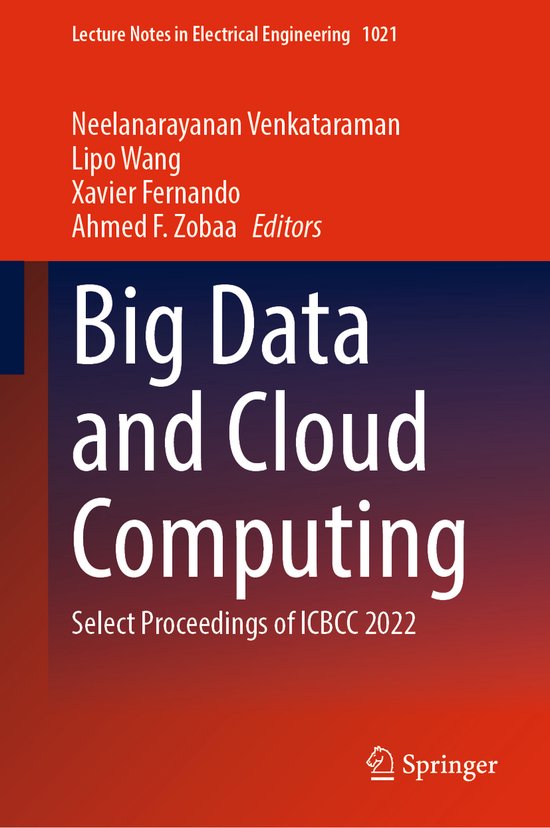 Lecture Notes in Electrical Engineering1021- Big Data and Cl ... - cover