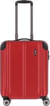 Valise rigide Bagage à main Travelite / Trolley / Valise de voyage - City - 55 cm - Rouge
