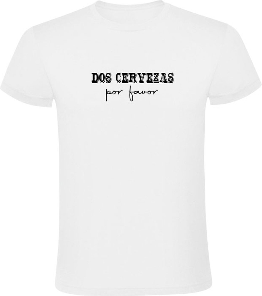 Dos Cervezas por favor Tshirt bier drank spaans cerveza vakantie spanje bol