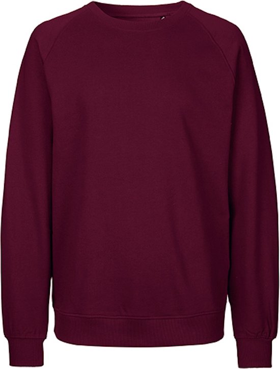 Neutral - Unisex Sweatshirt - Bordeaux - 100% Biologisch Katoen maat XS