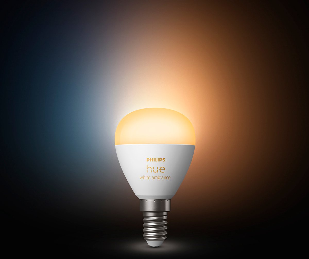 Philips Hue kogellamp - warm- tot koelwit licht - 1-pack - E14 — afbeelding 3