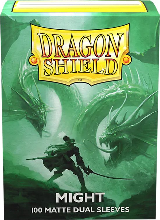 Foto: Dragon shield dual sleeves matte 100 stuks might