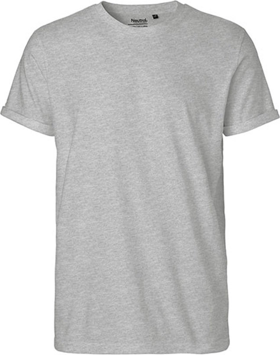 Neutral Men´s Roll Up Sleeve T-Shirt NE60012 - Sport Grey - S