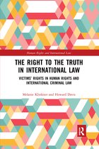Human Rights and International Law-The Right to The Truth in International Law