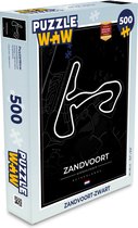Puzzel Formule 1 - Circuit Zandvoort - Racebaan - Nederland - Circuit - Zwart - Legpuzzel - Puzzel 500 stukjes