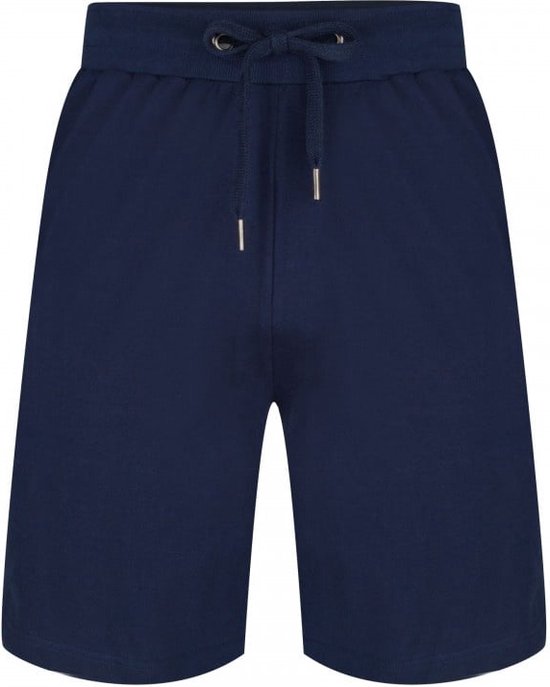 Foto: Pyjama lounge broek pastunette blauw katoen kort maat xxl