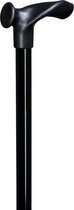 Gastrock Verstelbare wandelstok - Zwart - Relax-grip - Rechtshandig - Ergonomisch handvat - Verstelbaar - Lengte 76 - 99 cm - Aluminium - Gewicht 295 gram - Diameter wandelstok 18 mm - Wandelstokken - Voor heren en dames - Anatomische wandelstok