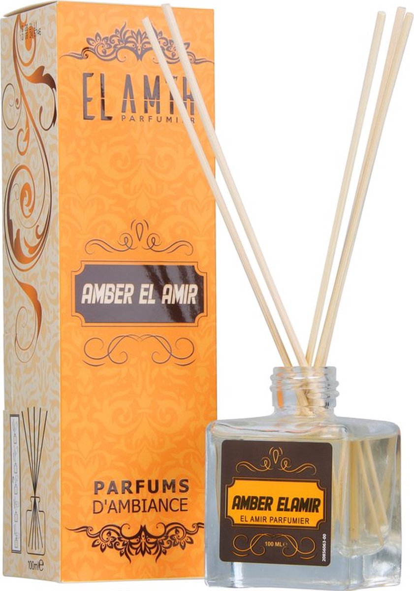 Bâtons parfumés Ambre el amir 100 ml - Parfum d'ambiance