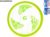 Gametime transparante frisbee - 22 cm - 1 exemplaar - ultimate frisbee - ring - spel - zomer - buiten