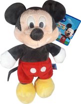 Mickey Mouse - Dinsey Junior Mickey Mouse Pluche Knuffel 24 cm {Disney Plush Toy | Speelgoed knuffelpop knuffeldier voor kinderen jongens meisjes Mickey Mouse Minnie Mouse Pluto Donald Duck}