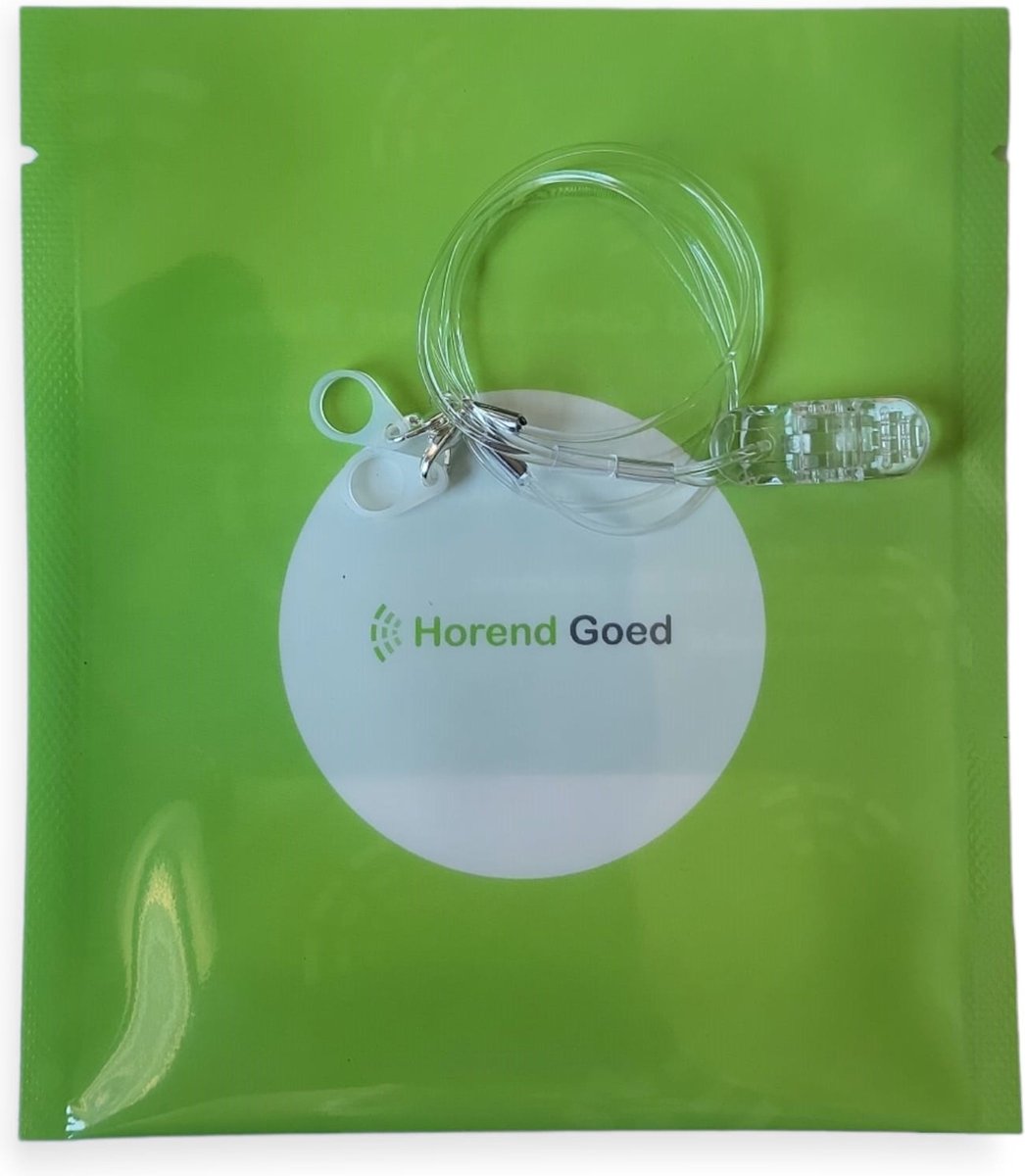 Goedkoopste Horend Goed hoortoestel veiligheidskoordje transparant