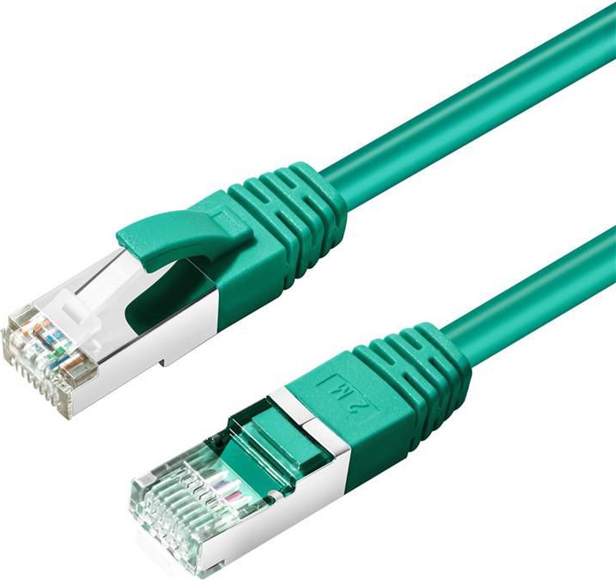 Microconnect MC-SFTP6A02G netwerkkabel Groen 2 m Cat6a S/FTP (S-STP)