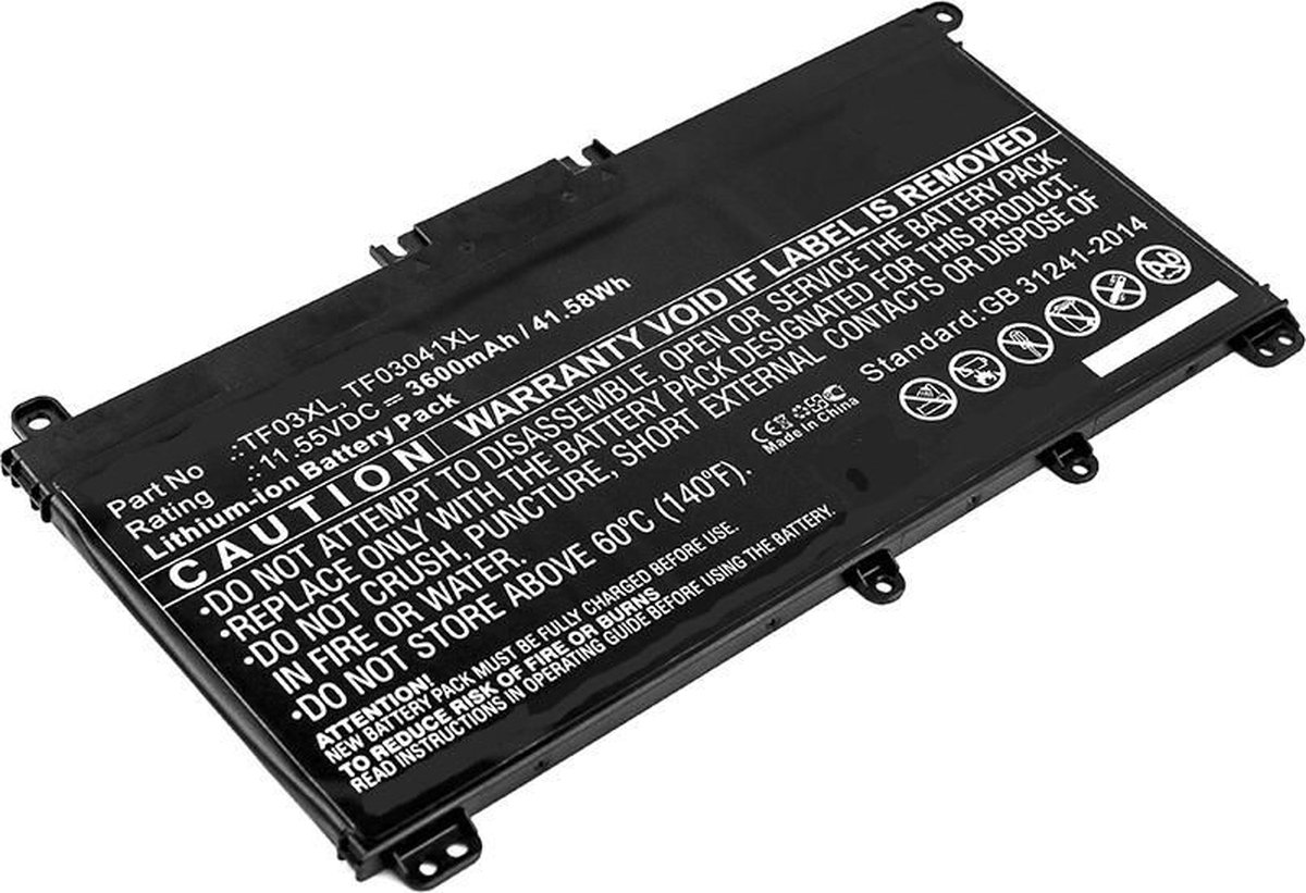 CoreParts MBXHP-BA0089 notebook reserve-onderdeel Batterij/Accu