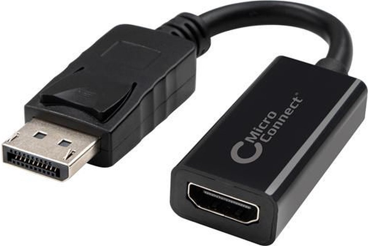 MicroConnect DPHDMI2 - DisplayPort naar HDMI Adapter - Full HD 1080p - Passief - Zwart