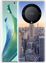 Cazy Hoesje geschikt voor Honor Magic5 Lite Skyline NY