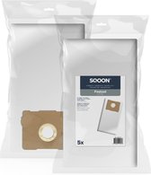 SQOON® - Sacs d'aspirateur adaptés pour Festool CT17 / CT17E, 5 sacs