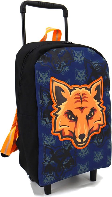 THE FOX Trolley Rugtas Vakantie Tripjes School Tas Vos 3-6 Jaar